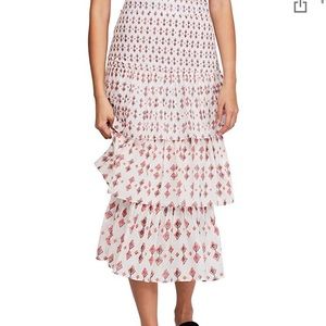 NWT FREE PEOPLE MACADAMIA COMBO SKIRT SIZE 12